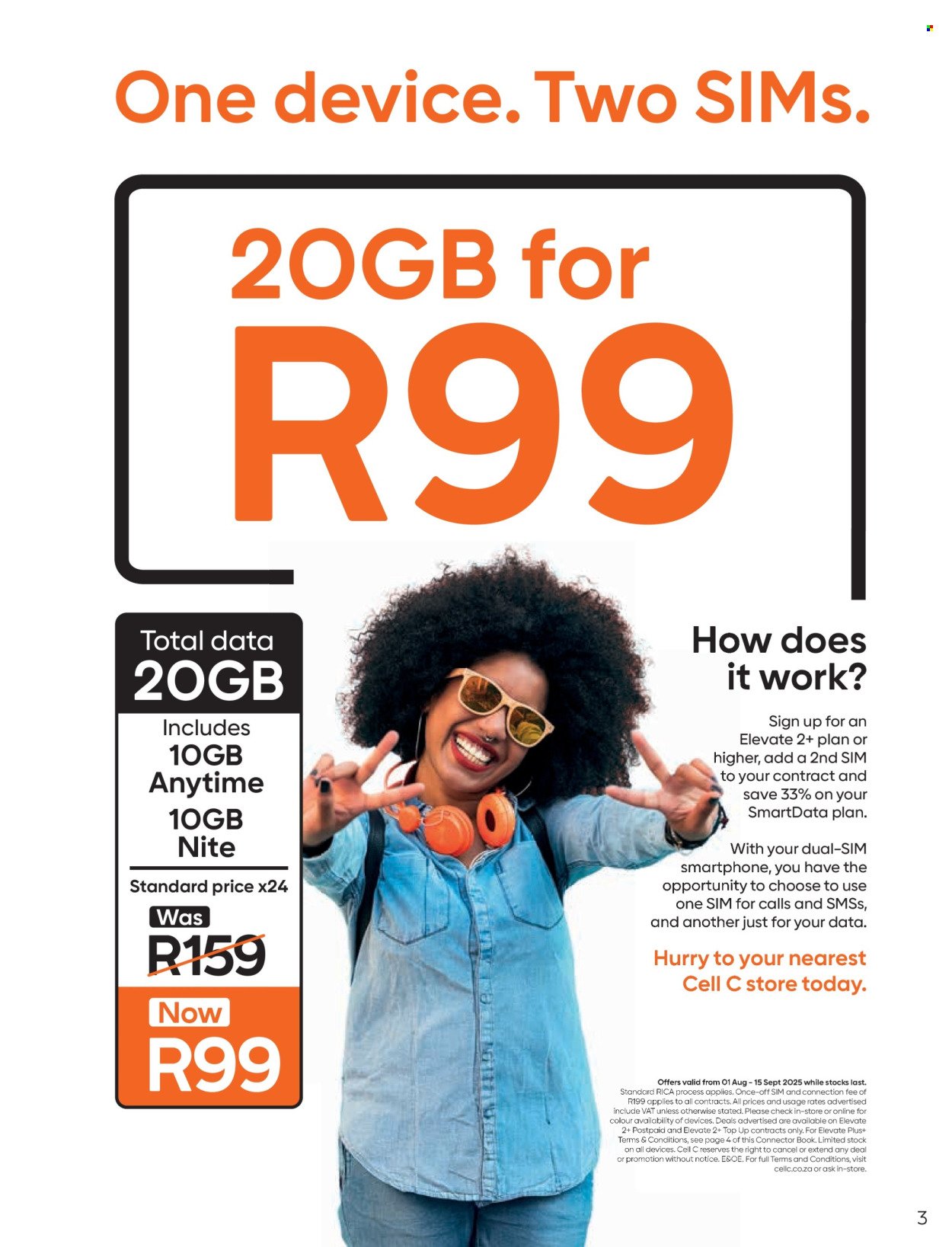 CELL C specials - The Connector Book (2025-08-01 - 2025-09-15) | 3