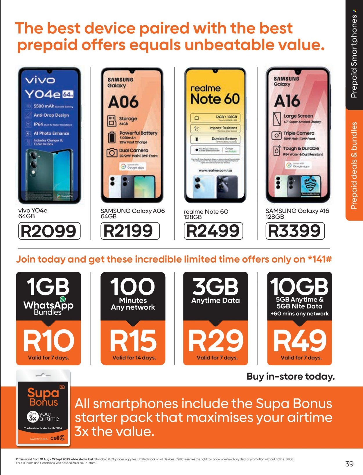 CELL C specials - The Connector Book (2025-08-01 - 2025-09-15) | 39