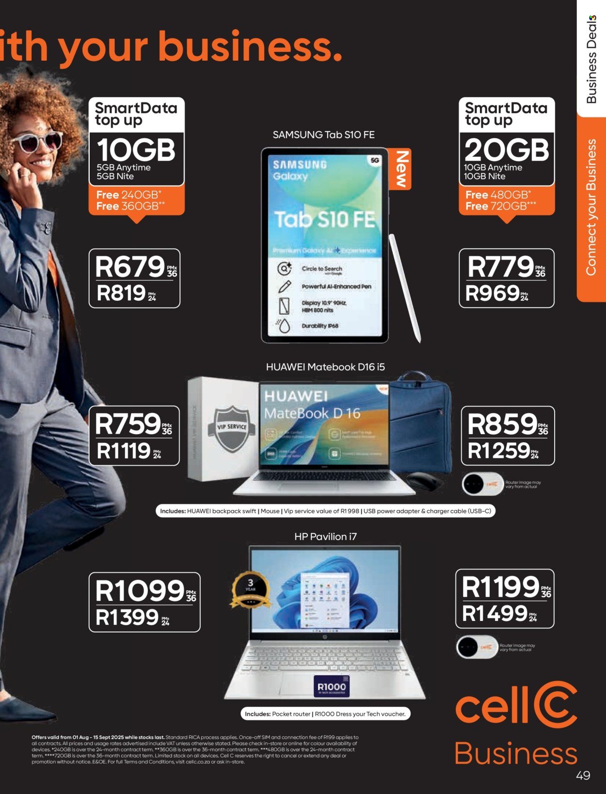 CELL C specials - The Connector Book (2025-08-01 - 2025-09-15) | 49