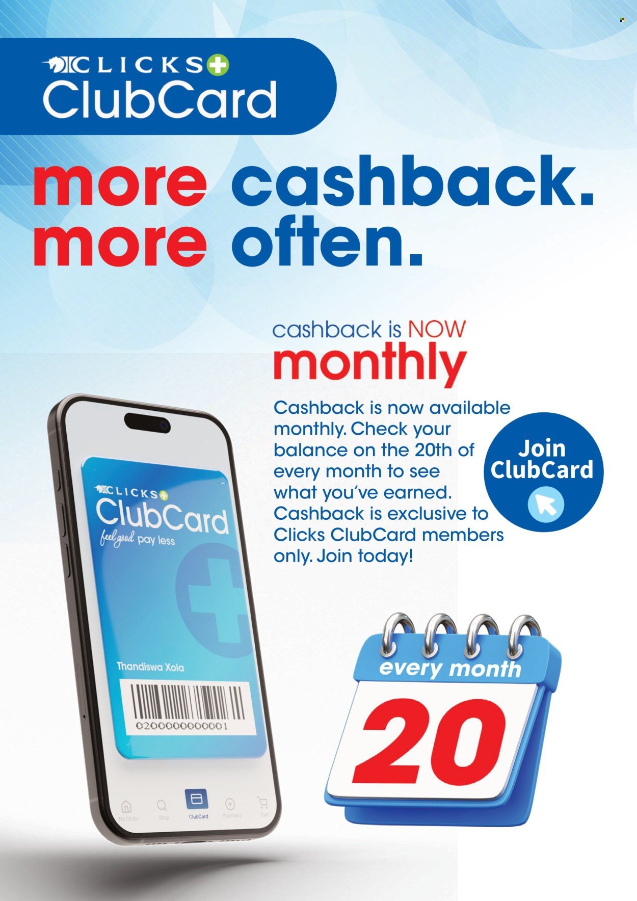 CLICKS specials - From Wednesday 1 Apr 2026 (2026-04-01 - 2026-05-31) | 115