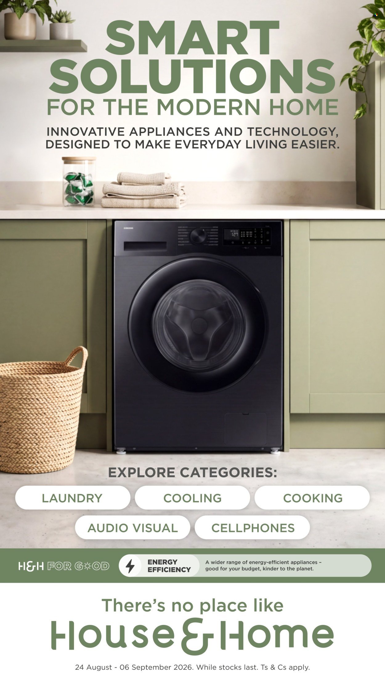 HOUSE & HOME specials - From Monday 24 Aug 2026