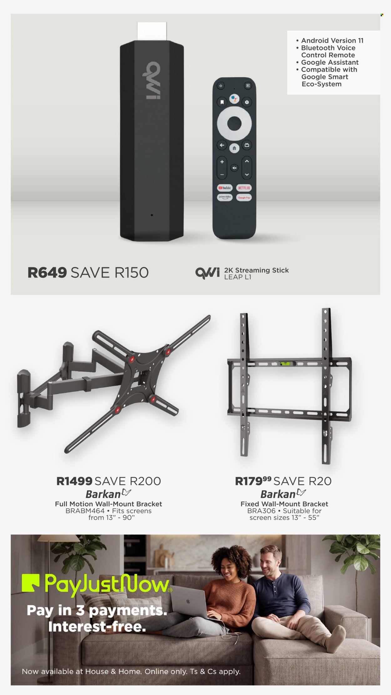HOUSE & HOME specials - From Monday 24 Aug 2026
