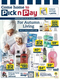 PICK N PAY specials - Health & Beauty Specials (2026-04-24 - 2026-05-07)