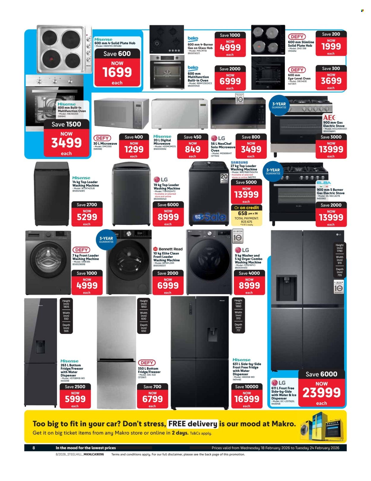 MAKRO specials - That mood for big month-end savings (2026-02-18 - 2026-02-24) | 8