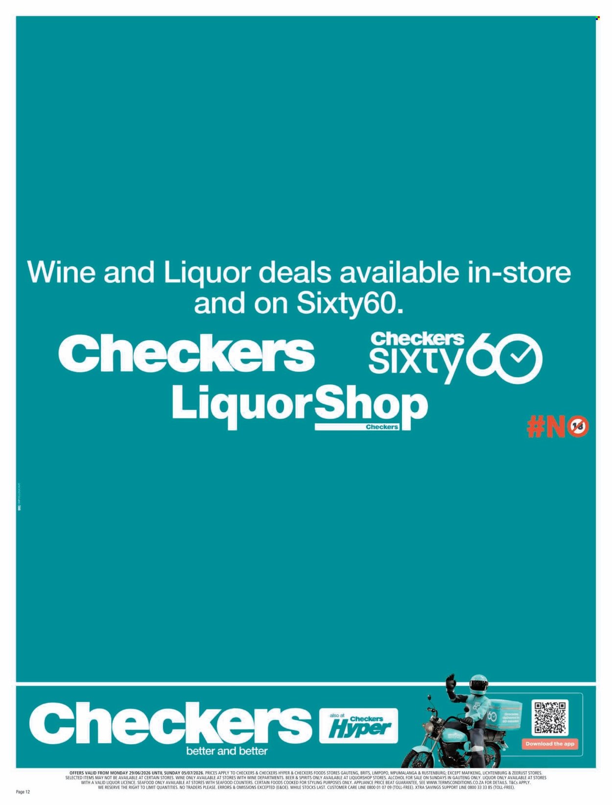 CHECKERS specials - XXL Savings Promotion Week 4