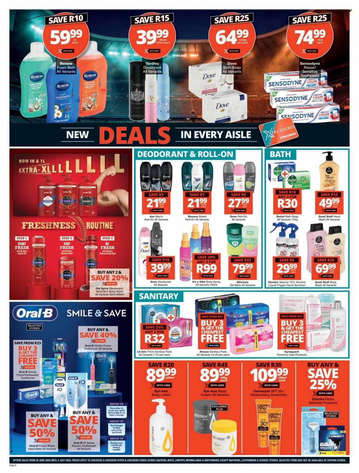 CHECKERS specials - XXL Savings Promotion Week 4