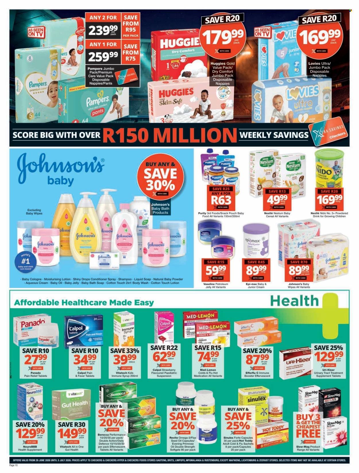 CHECKERS specials - XXL Savings Promotion Week 4