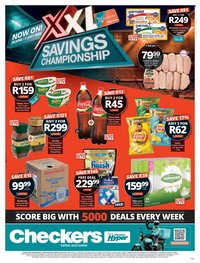 CHECKERS specials - XXL Savings Promotion Week 4