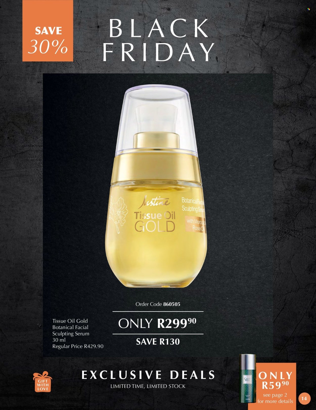 JUSTINE specials - BLACK FRIDAY (2025-11-01 - 2025-11-30) | 14