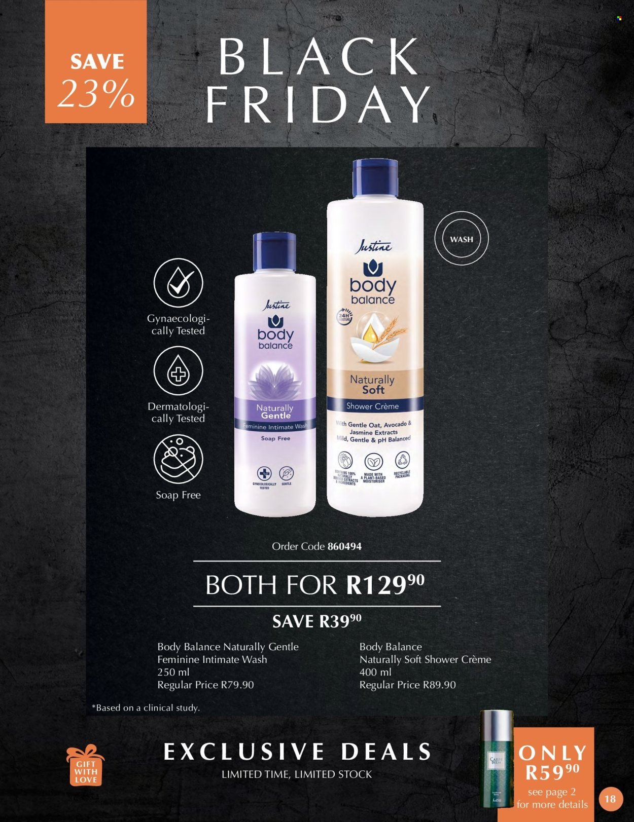 JUSTINE specials - BLACK FRIDAY (2025-11-01 - 2025-11-30) | 18