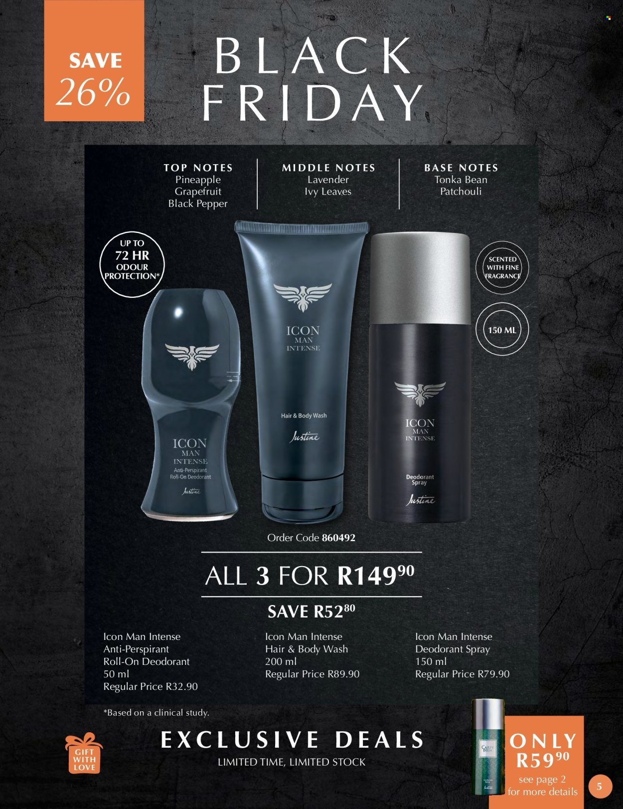 JUSTINE specials - BLACK FRIDAY (2025-11-01 - 2025-11-30) | 5