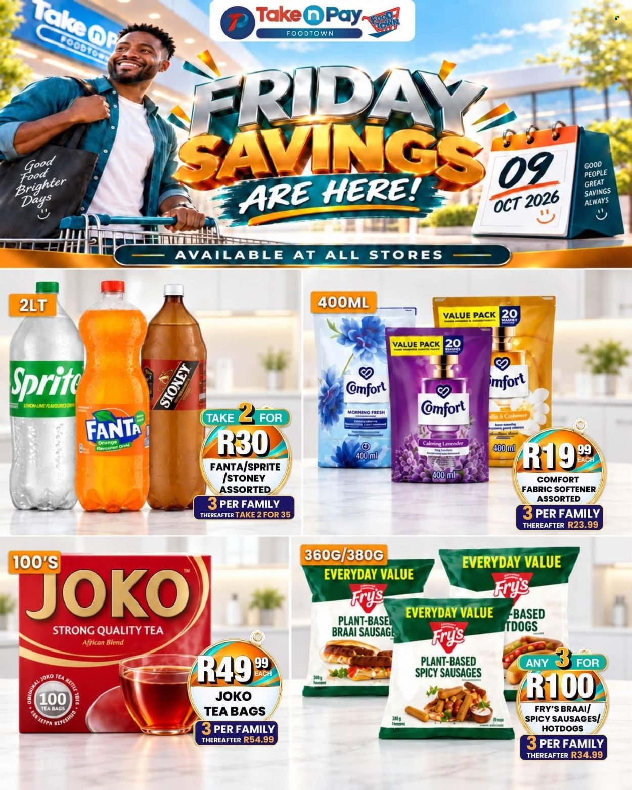 TAKE N PAY specials - From Friday 9 Oct 2026