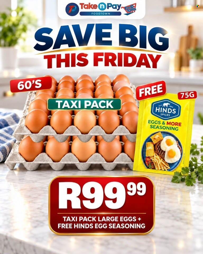 TAKE N PAY specials - From Friday 9 Oct 2026