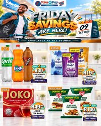 TAKE N PAY specials - From Friday 9 Oct 2026