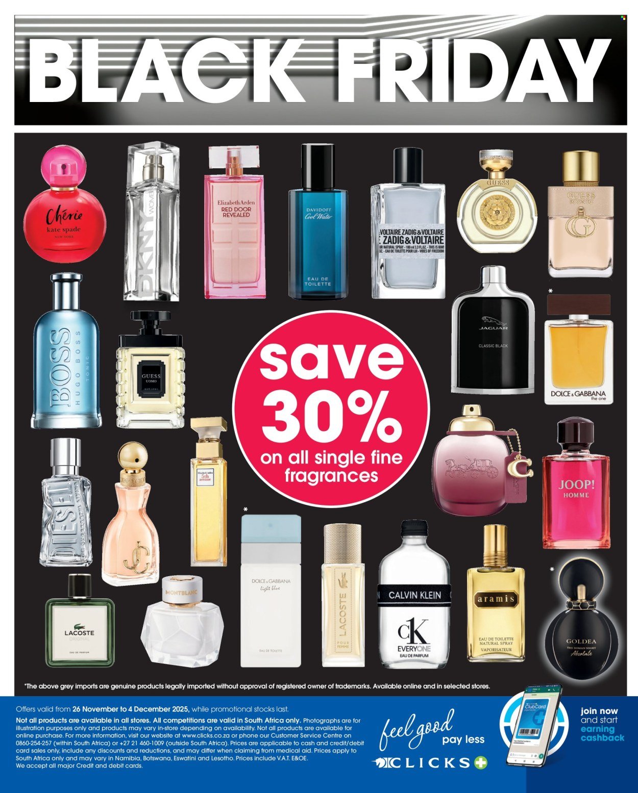 CLICKS specials - From Wednesday 26 Nov 2025 (2025-11-26 - 2025-12-04) | 10