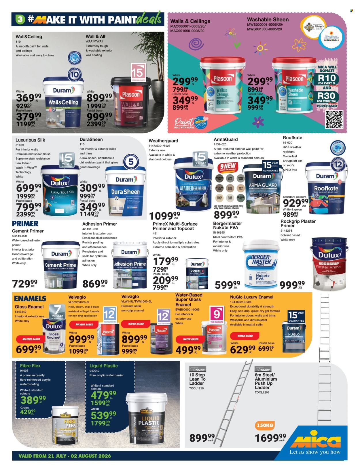 MICA specials - From Tuesday 21 Jul 2026