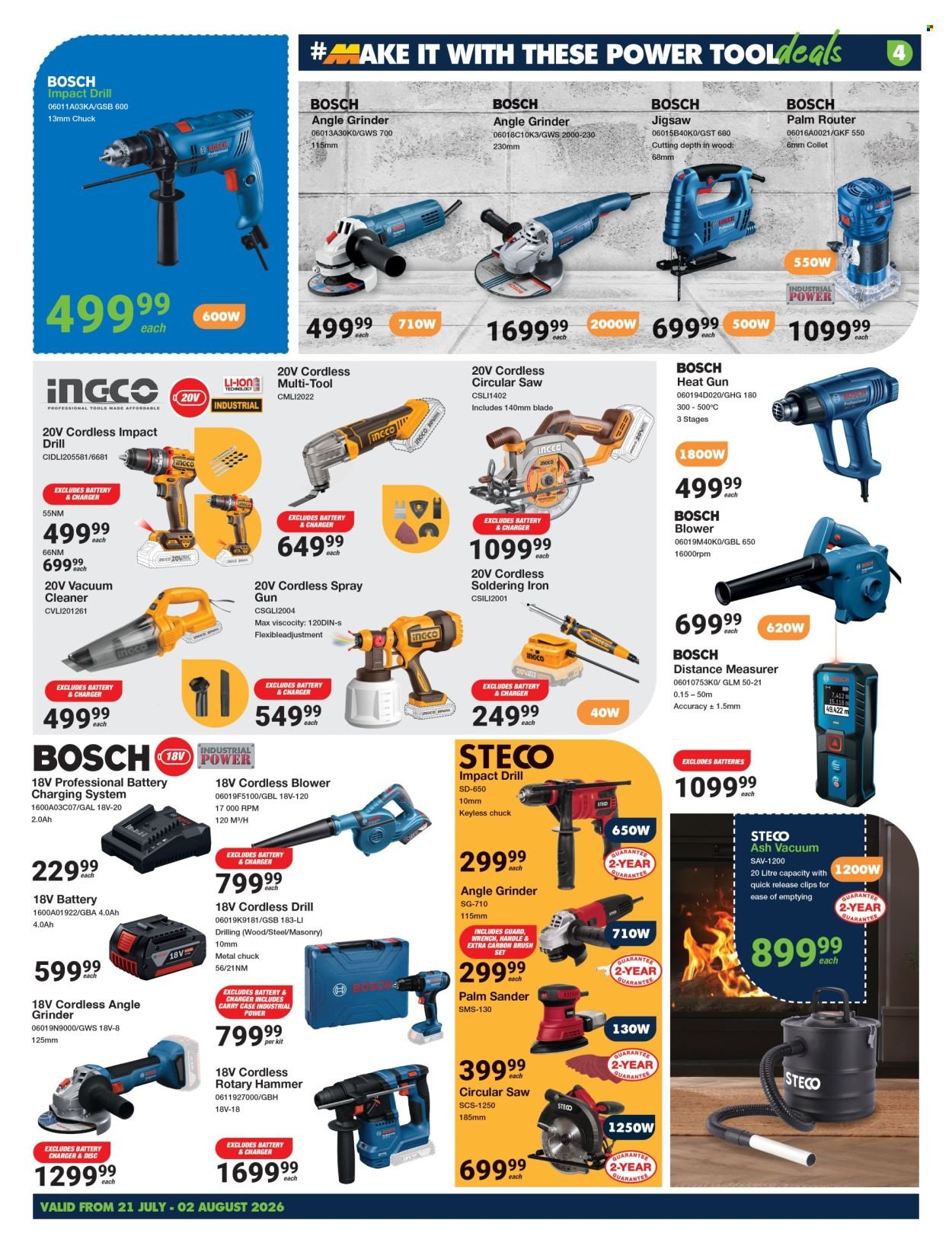 MICA specials - From Tuesday 21 Jul 2026