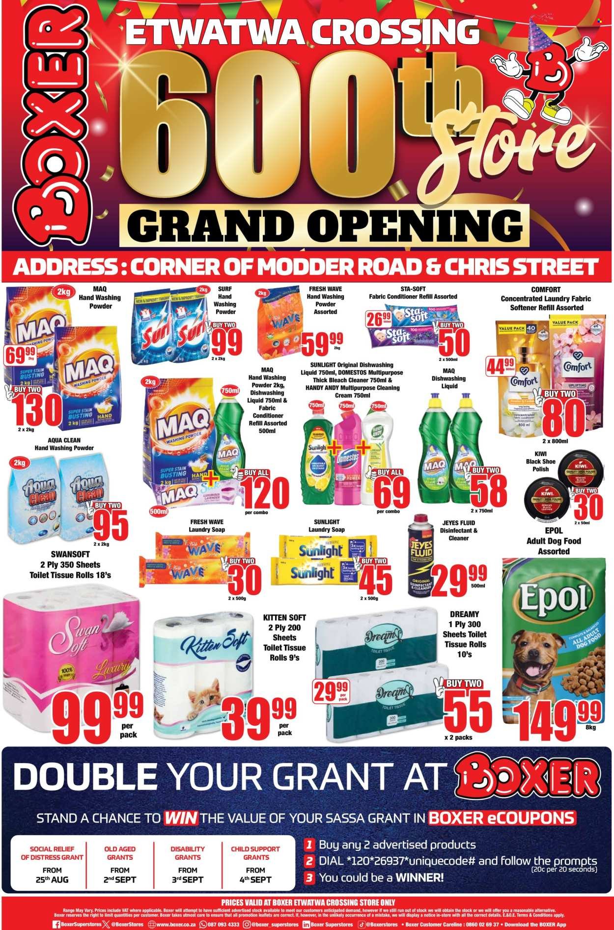 BOXER specials - Etwatwa Grand Opening