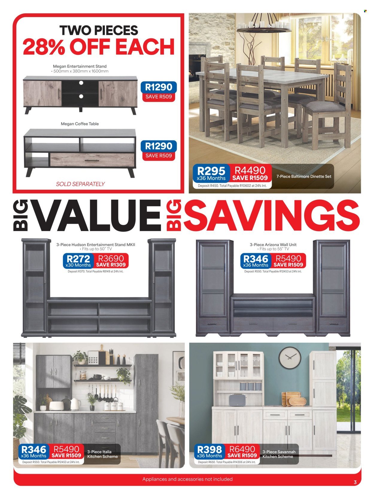 OK FURNITURE specials - From Monday 24 Aug 2026