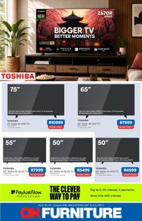 OK FURNITURE specials - From Monday 20 Jul 2026