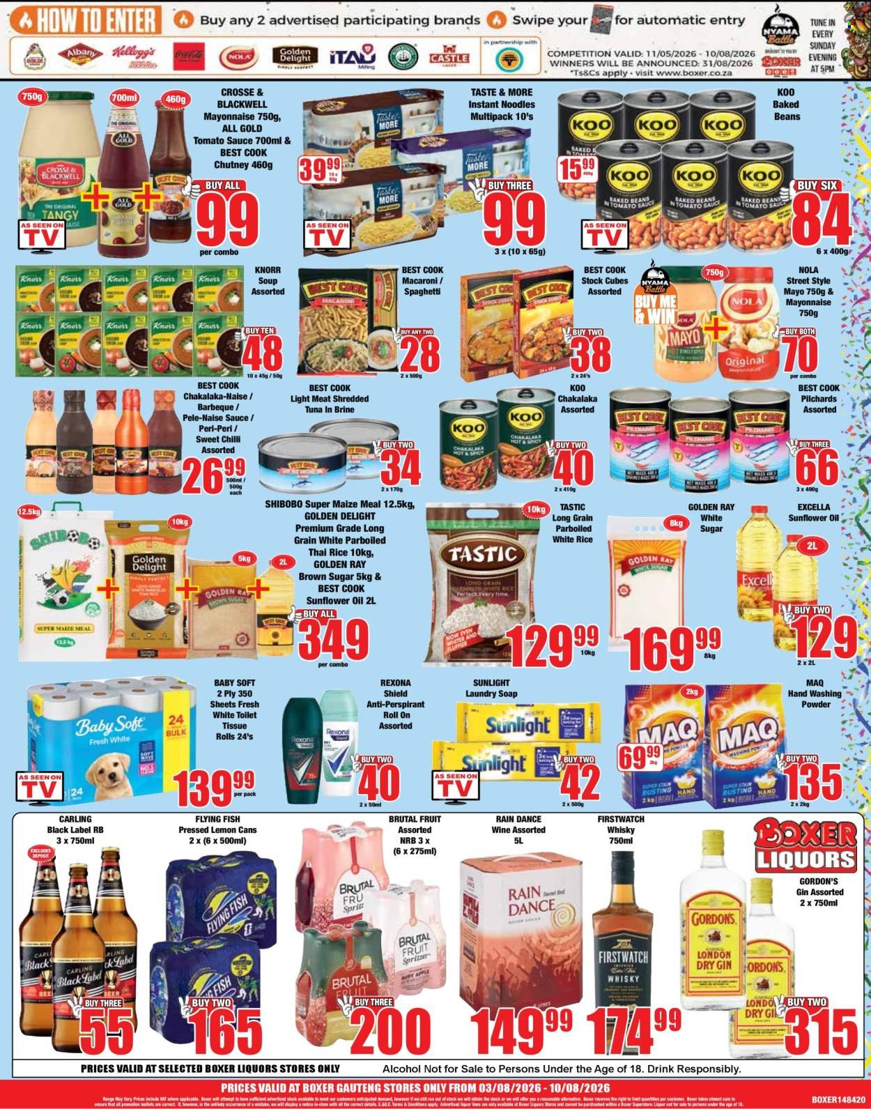 BOXER specials - WEEKLY SPECIALS