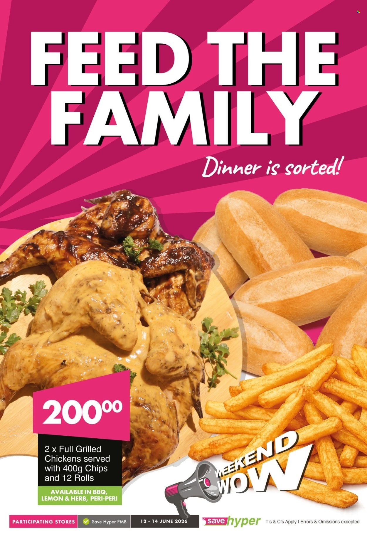 SAVE specials - From Friday 12 Jun 2026