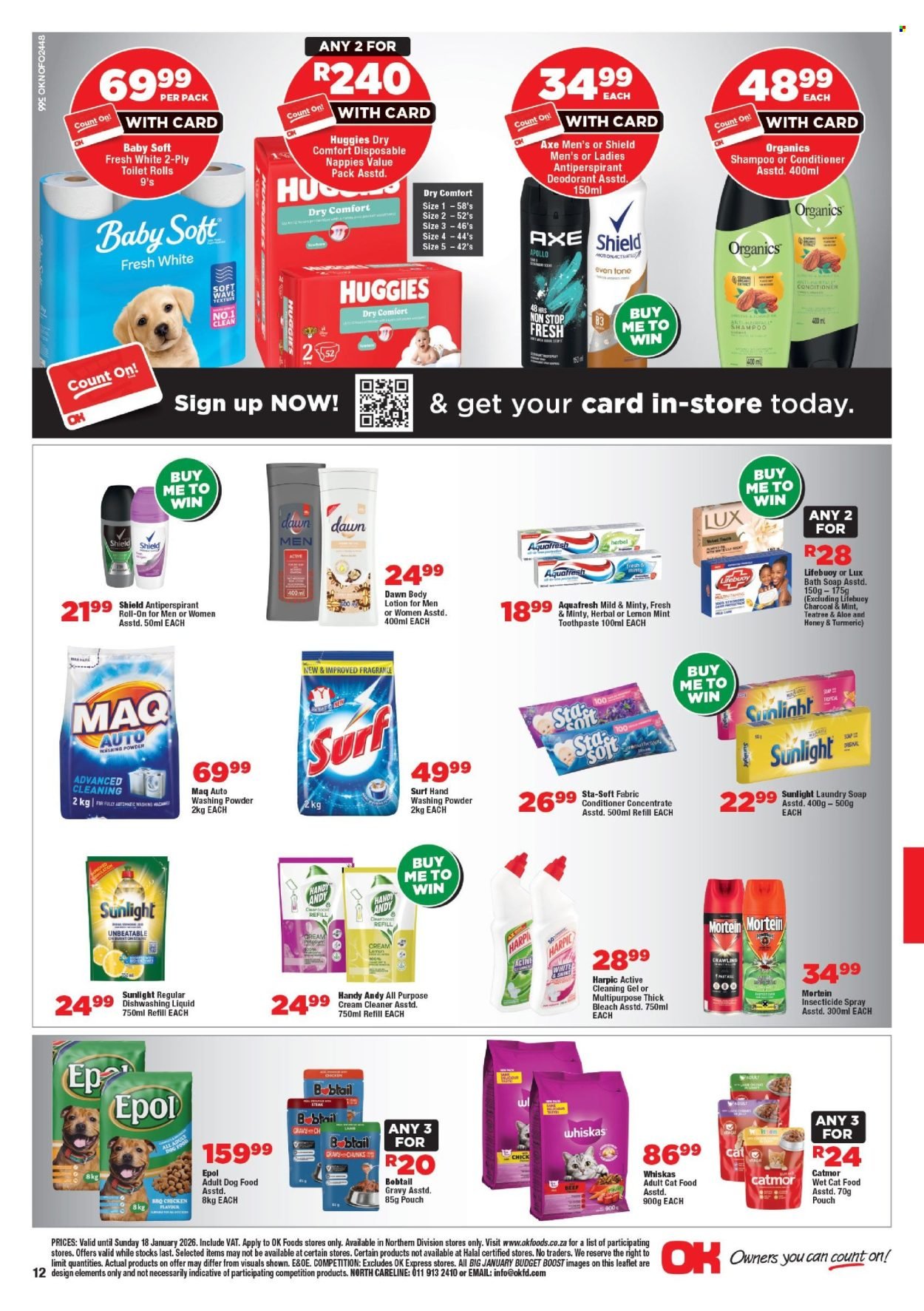 OK FOODS specials - From Monday 5 Jan 2026 (2026-01-05 - 2026-01-18) | 12