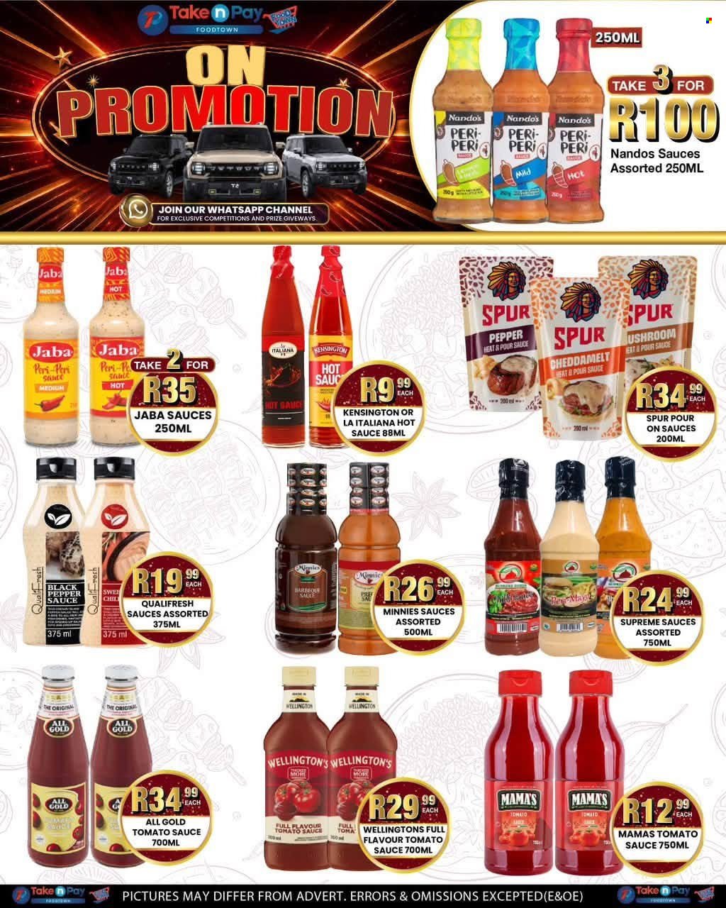 TAKE N PAY specials - From Monday 27 Jul 2026