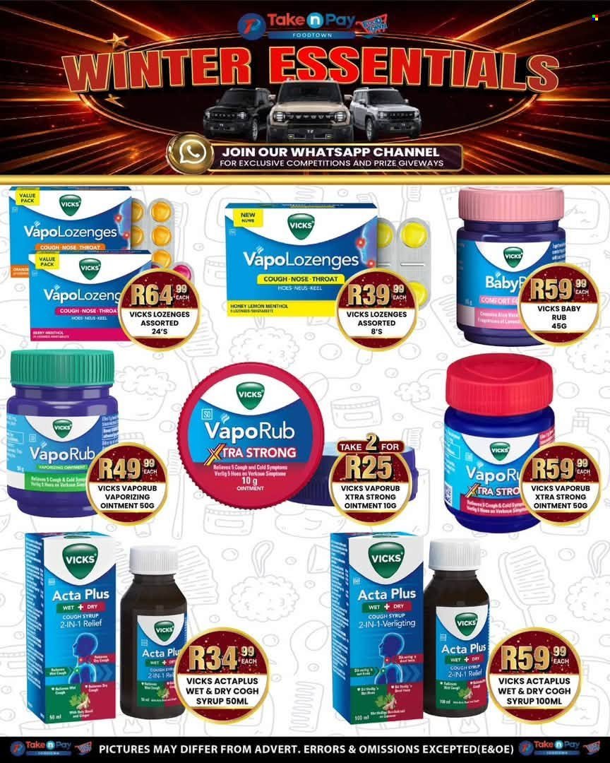 TAKE N PAY specials - From Monday 27 Jul 2026