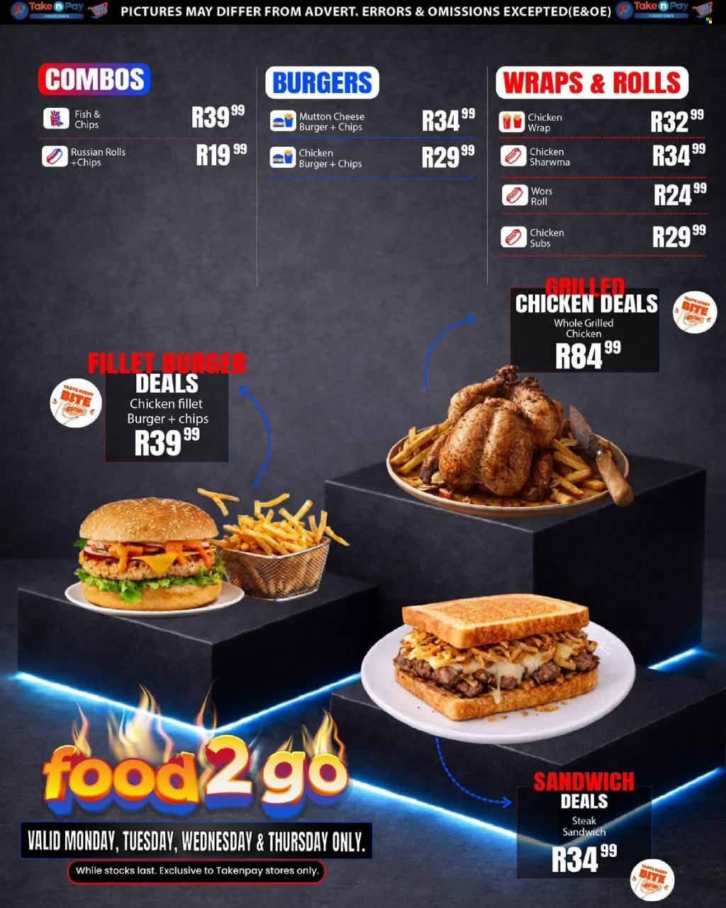 TAKE N PAY specials - From Monday 27 Jul 2026
