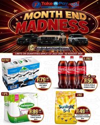 TAKE N PAY specials - From Monday 27 Jul 2026