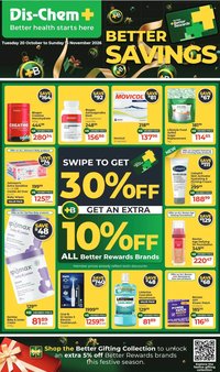 DIS-CHEM specials - Better Savings