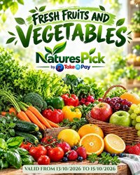 TAKE N PAY specials - From Tuesday 13 Oct 2026