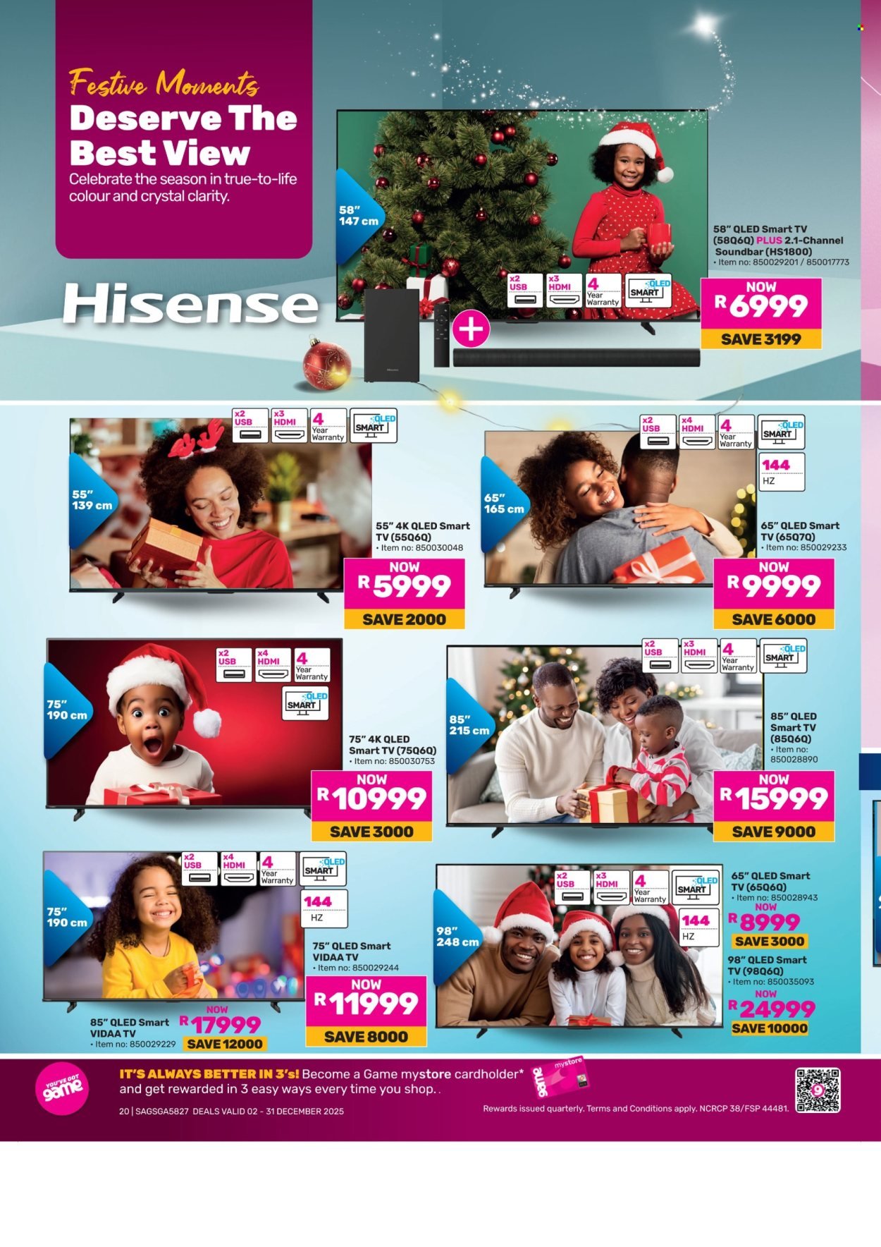 GAME specials - Go Full Pink This Festive (2025-12-02 - 2025-12-31) | 20