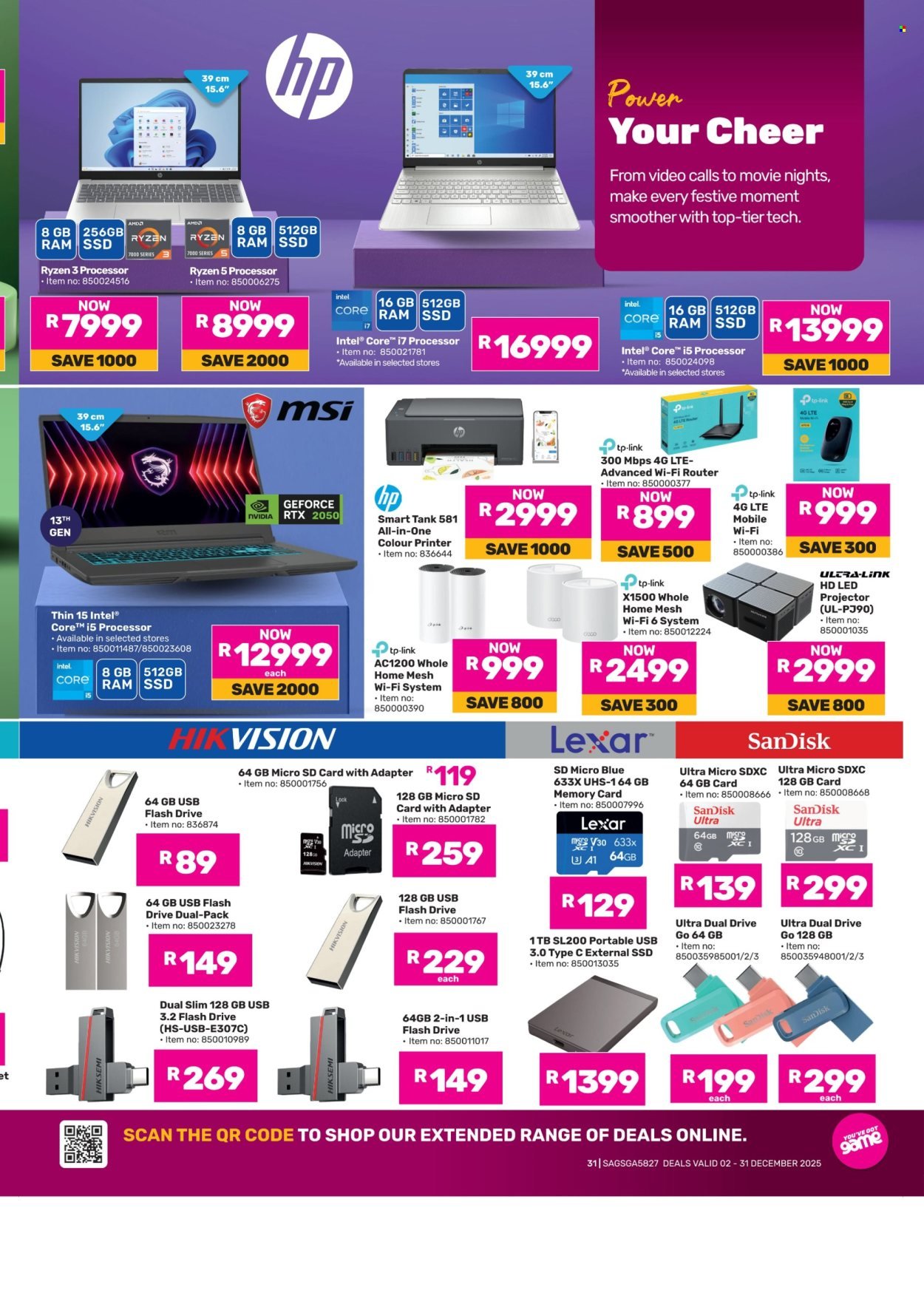 GAME specials - Go Full Pink This Festive (2025-12-02 - 2025-12-31) | 31