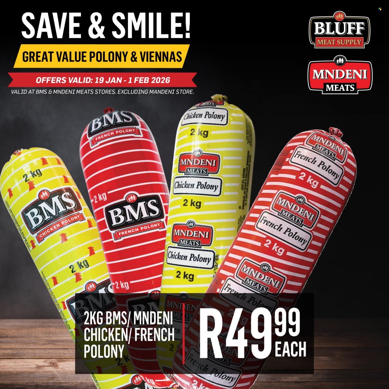 BLUFF MEAT SUPPLY specials - From Monday 19 Jan 2026 (2026-01-19 - 2026-02-01) | 5