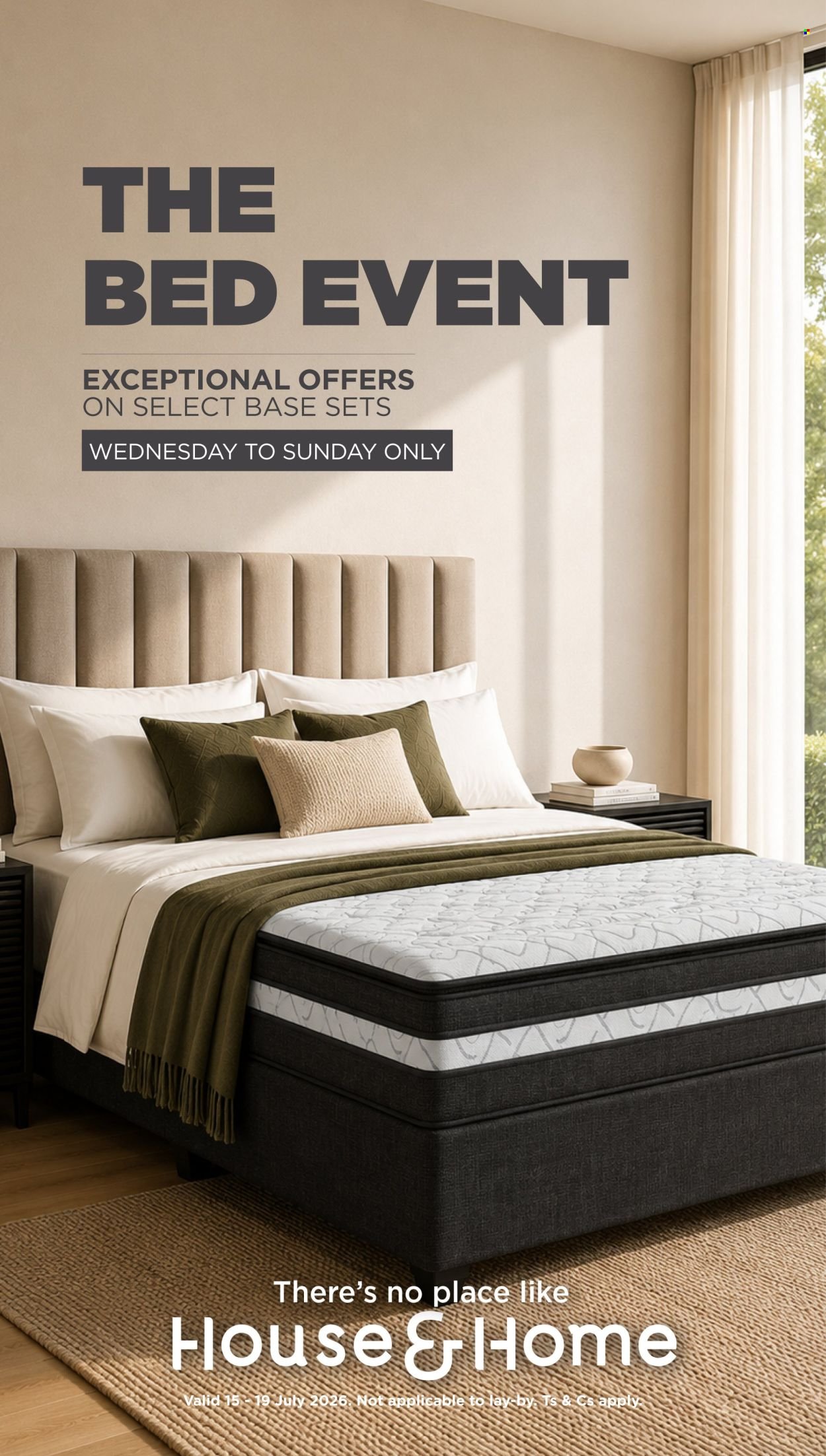 HOUSE & HOME specials - From Wednesday 15 Jul 2026