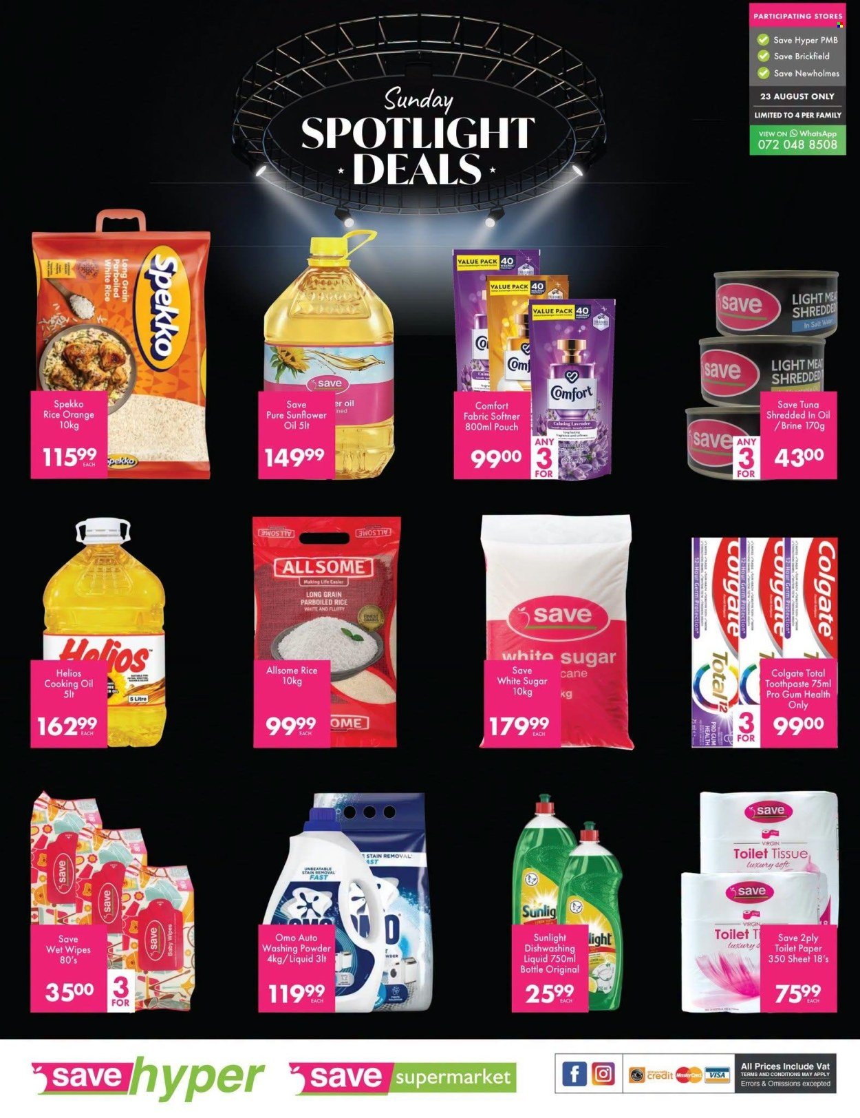 SAVE specials - From Sunday 23 Aug 2026