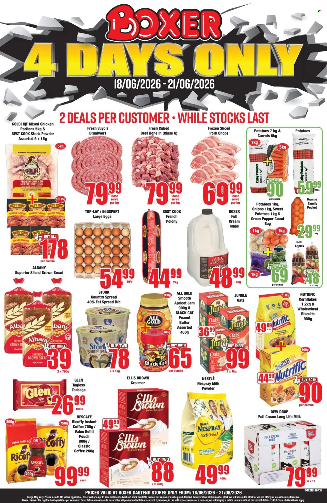 BOXER specials - GP 4 Days Only!