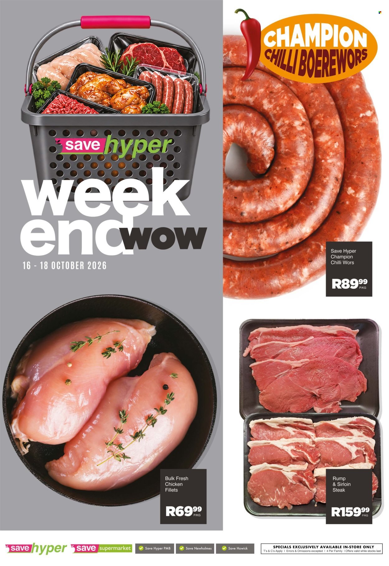 SAVE specials - From Friday 16 Oct 2026