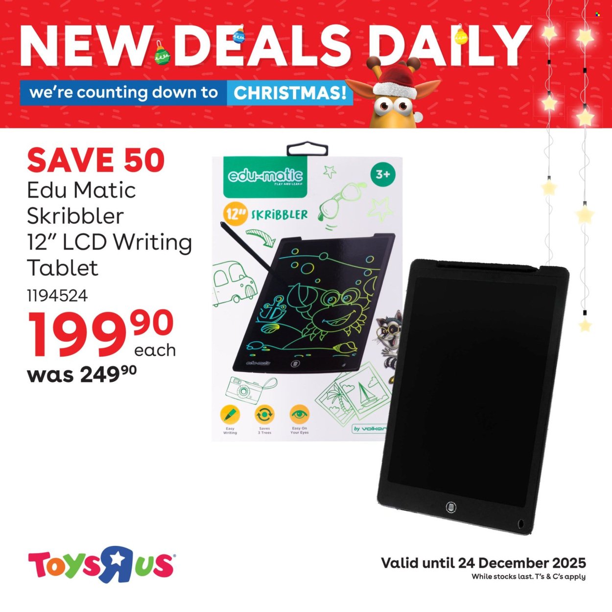 TOYS R US specials - From Saturday 20 Dec 2025 (2025-12-20 - 2025-12-24) | 5