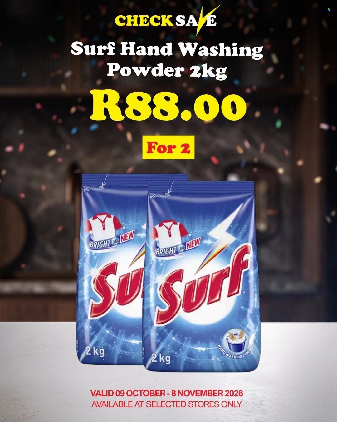 CHECK SAVE specials - From Friday 9 Oct 2026
