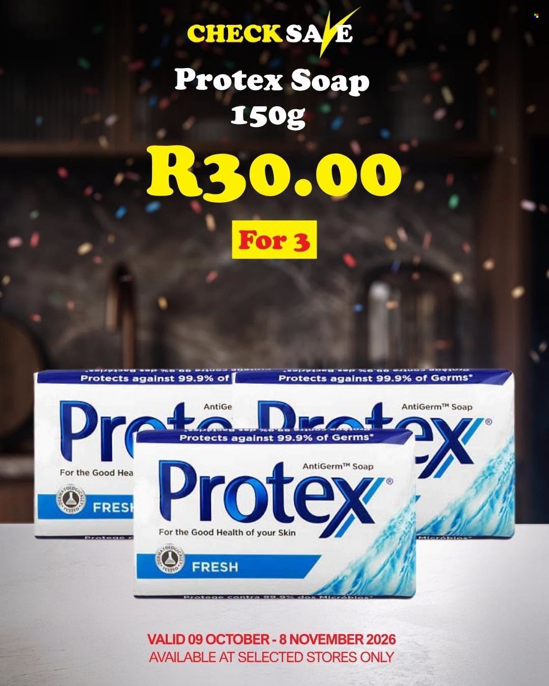 CHECK SAVE specials - From Friday 9 Oct 2026