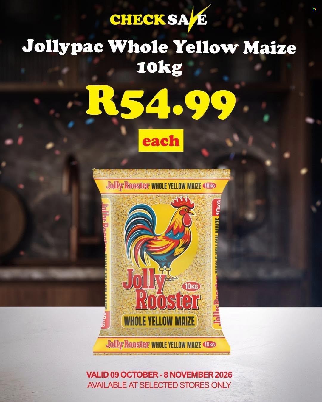 CHECK SAVE specials - From Friday 9 Oct 2026