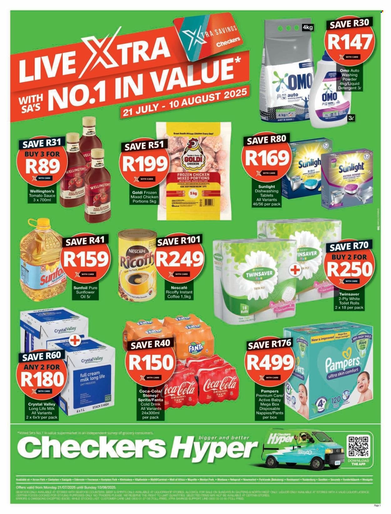 CHECKERS specials - July Month-End Promotion (2025-07-21 - 2025-08-10) | 1