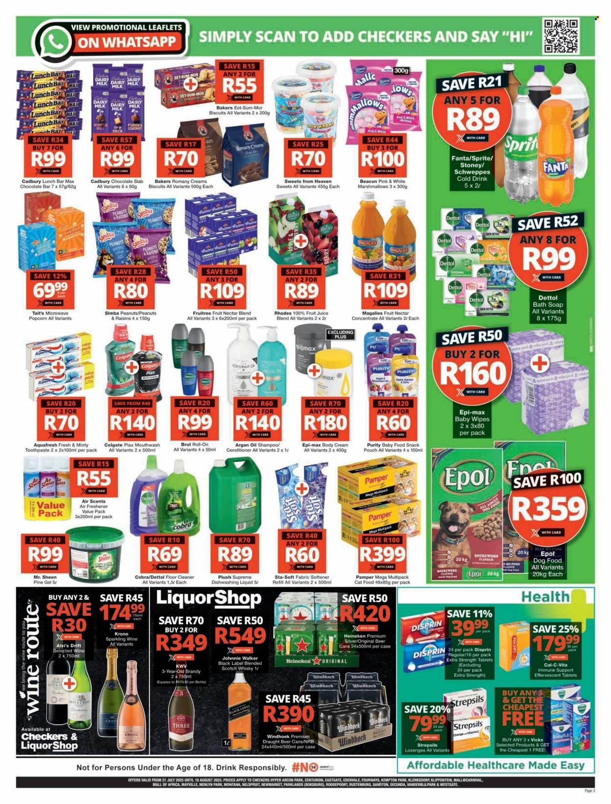 CHECKERS specials - July Month-End Promotion (2025-07-21 - 2025-08-10) | 3