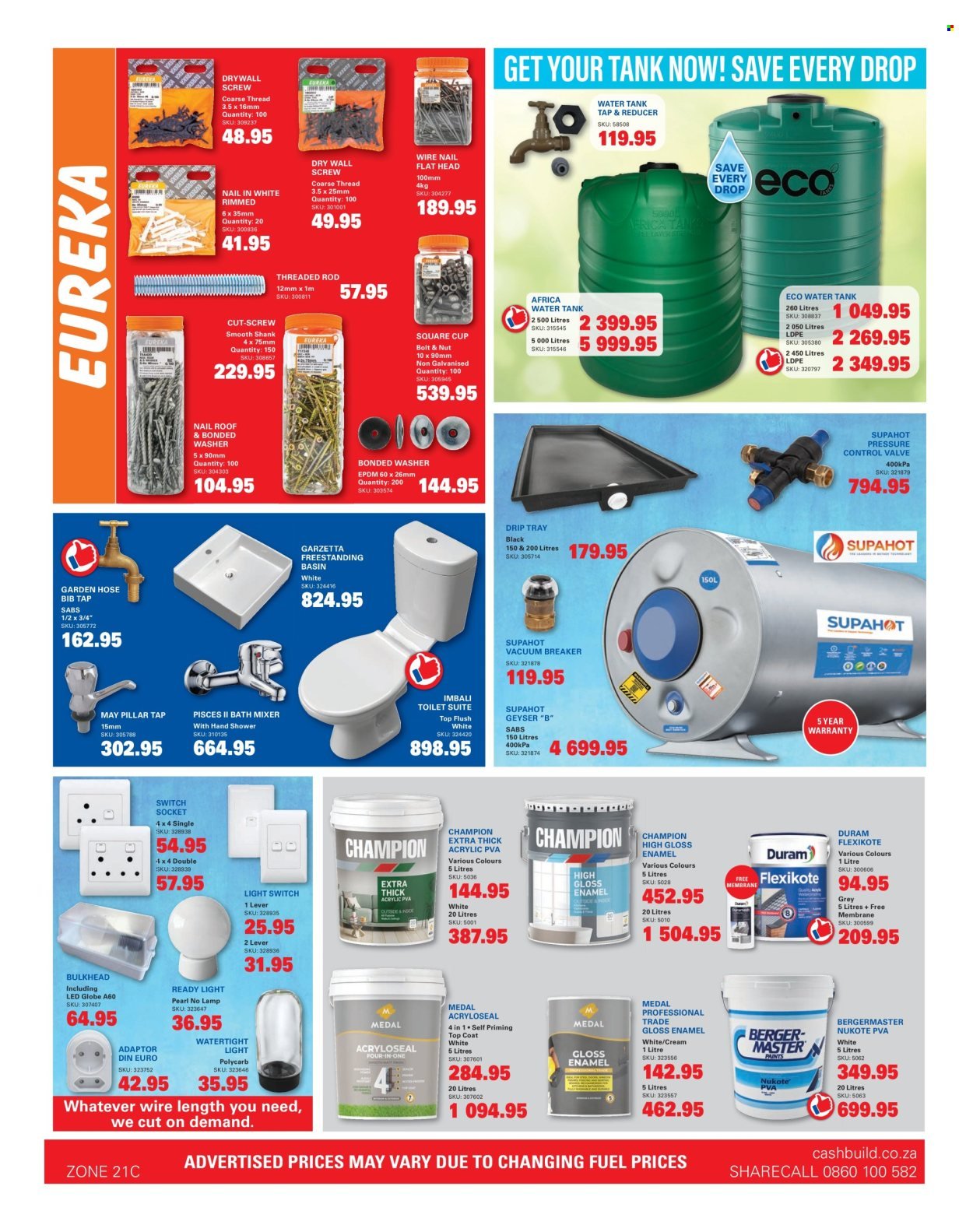 CASHBUILD specials - From Monday 21 Sept 2026
