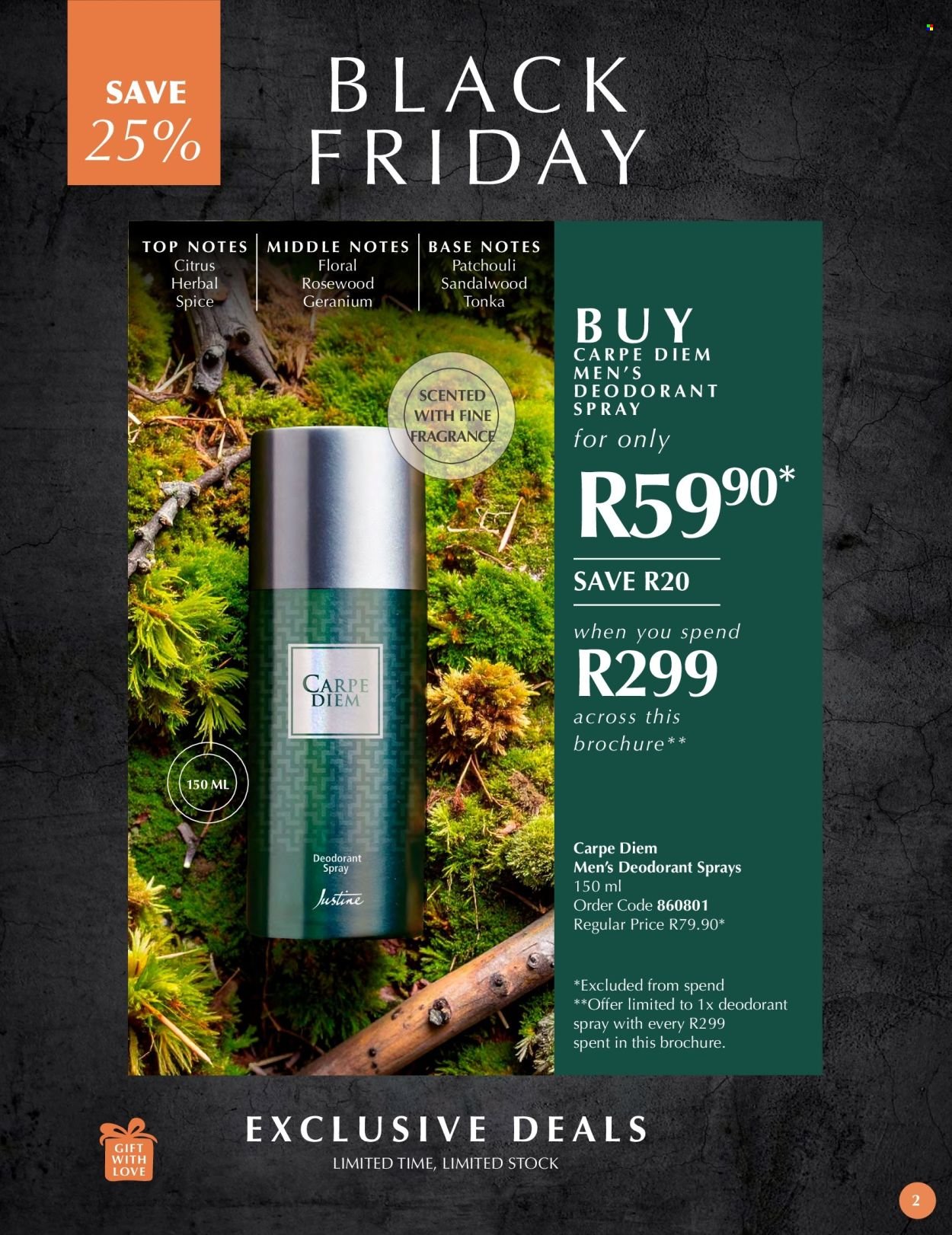 JUSTINE specials - BLACK FRIDAY (2025-11-21 - 2025-11-27) | 2