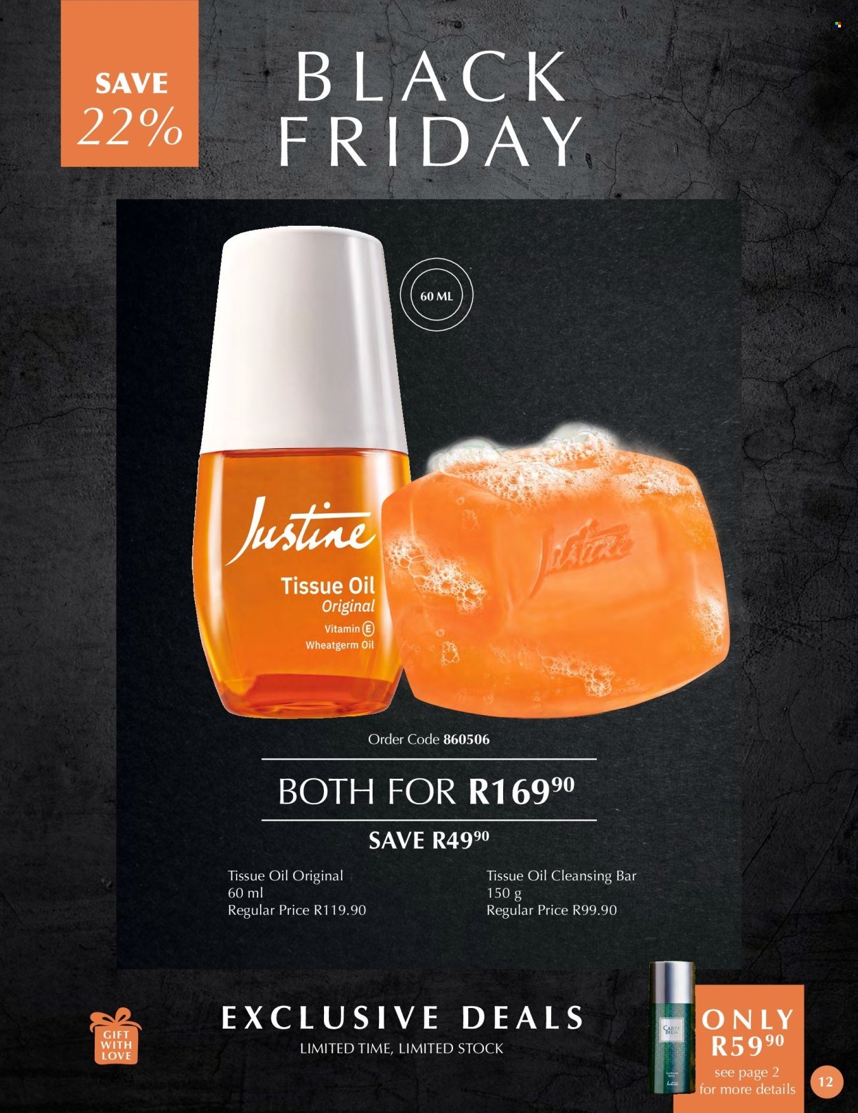 JUSTINE specials - BLACK FRIDAY (2025-11-21 - 2025-11-27) | 12