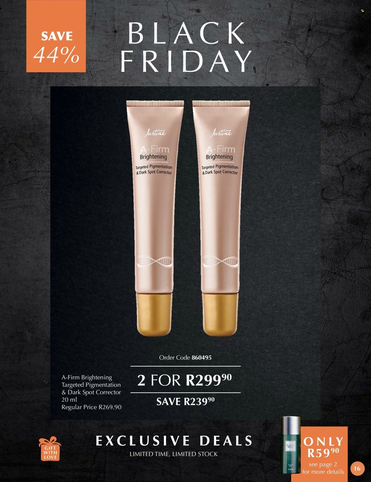 JUSTINE specials - BLACK FRIDAY (2025-11-21 - 2025-11-27) | 16
